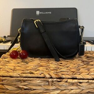 Vintage Coach Wendie Crossbody 9031 Bag Black Made in US